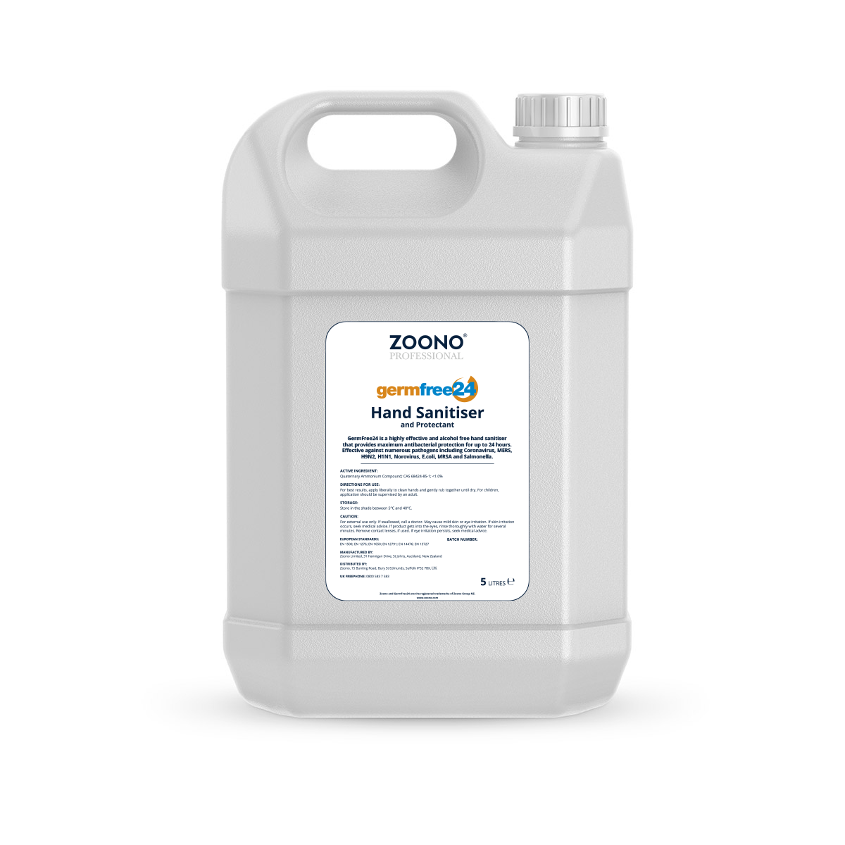 Zoono - Hand Sanitiser 5L