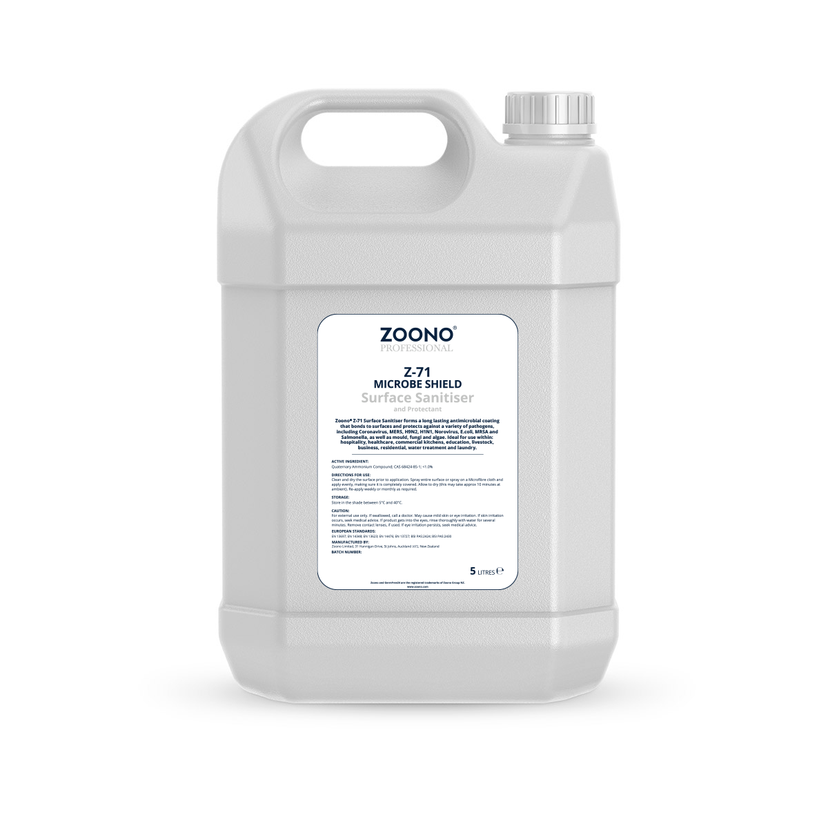 Zoono - Surface Sanitiser 5L